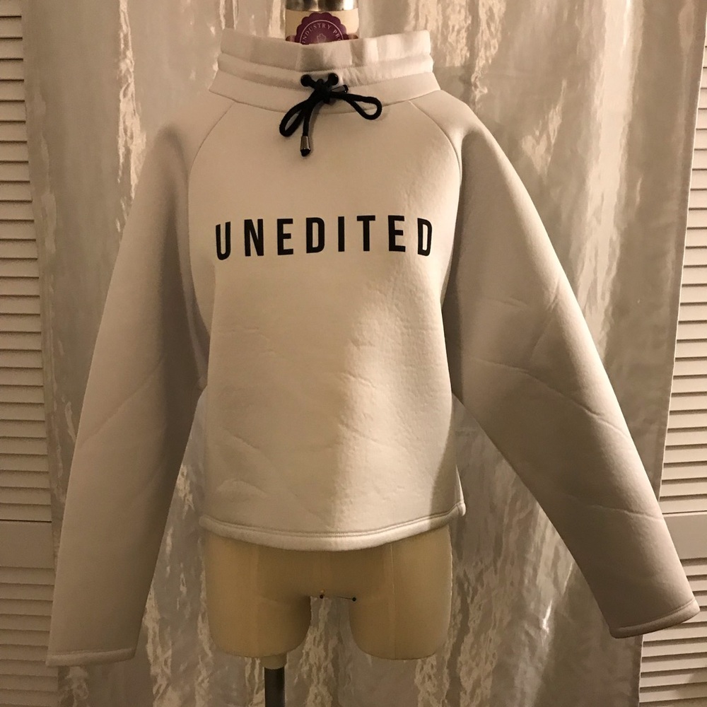 Puffy Marshmallow Neoprene Scuba Sweatshirt